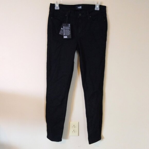 Paige Women's Black Verdugo Ankle Skinny Jean Size 29 - Picture 2 of 4